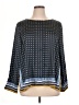 Ann Taylor 100% Polyester Blue 3/4 Sleeve Blouse Size XL - photo 1