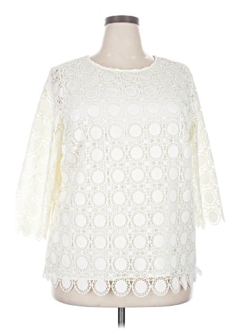 Talbots 3/4 Sleeve Blouse (view 1)