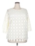 Talbots 100% Polyester Ivory 3/4 Sleeve Blouse Size 2X Petite - photo 1