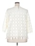 Talbots 100% Polyester Ivory 3/4 Sleeve Blouse Size 2X Petite - photo 2