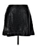 Decree 100% Polyester Metallic Black Casual Skirt Size M - photo 1