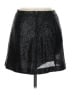 Decree 100% Polyester Metallic Black Casual Skirt Size M - photo 2