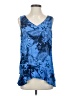a.n.a. A New Approach 100% Rayon Blue Tank Top Size S - photo 1
