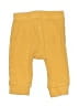 Cat & Jack Solid Yellow Casual Pants Size 0-3 mo - photo 2