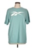 Reebok Teal Short Sleeve T-Shirt Size L - photo 1