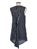 Green Envelope Stripes Blue Casual Dress Size M - photo 2
