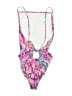 ASOS Paisley Pink One Piece Swimsuit Size 6 - photo 2
