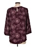 41Hawthorn 100% Polyester Burgundy 3/4 Sleeve Blouse Size L - photo 2