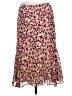 Axcess 100% Polyester Print Pink Casual Skirt Size 10 - photo 2