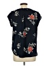 Fun2Fun Floral Blue Short Sleeve Blouse Size L - photo 2