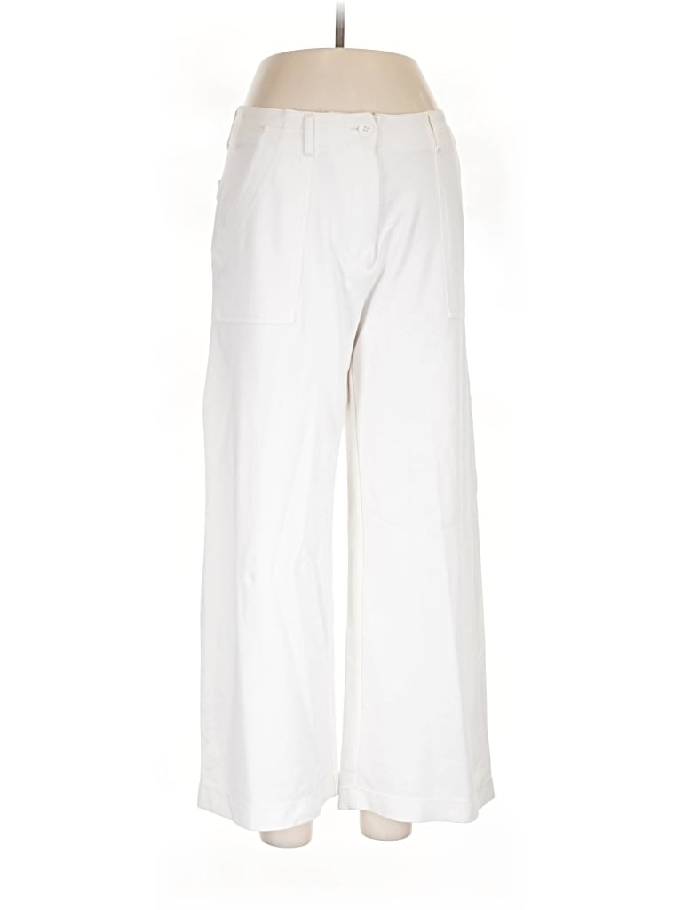 Pre-owned Max Studio Casual Pants In Ivory