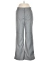 Lee 100% Polyester Chevron-herringbone Gray Dress Pants Size 10 - photo 1