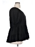 Arula Black Short Sleeve Blouse Size XL - photo 4