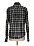 True Craft 100% Cotton Plaid Black Long Sleeve Button-Down Shirt Size L - photo 2