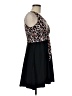 Unbranded Animal Print Black Cocktail Dress Size M (estimated) - photo 6