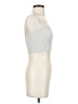 Madewell Silver Sleeveless Top Size XS - photo 4
