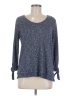 Allie & Rob Blue Gray Long Sleeve Top Size M - photo 1