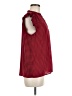 Ann Taylor 100% Polyester Houndstooth Red Sleeveless Blouse Size M - photo 4
