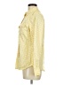 L.L.Bean Polka Dots Yellow Long Sleeve Button-Down Shirt Size M - photo 5
