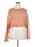 Wild Fable 100% Polyester Metallic Orange Pullover Sweater Size XXL - photo 1