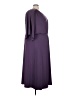 Roaman's Solid Purple Casual Dress Size 22W - photo 4