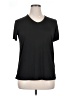 Real Essentials Solid Black Short Sleeve T-Shirt Size XL - photo 1