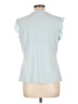 Calvin Klein Blue Short Sleeve Top Size L - photo 2