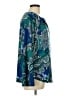 The Limited Paisley Teal Long Sleeve Blouse Size L - photo 4