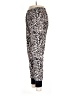 Bisou Bisou Animal Print Black Casual Pants Size M - photo 5