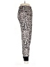 Bisou Bisou Animal Print Black Casual Pants Size M - photo 4