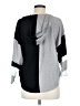 Aaeda Color Block Gray Pullover Sweater Size M - photo 2