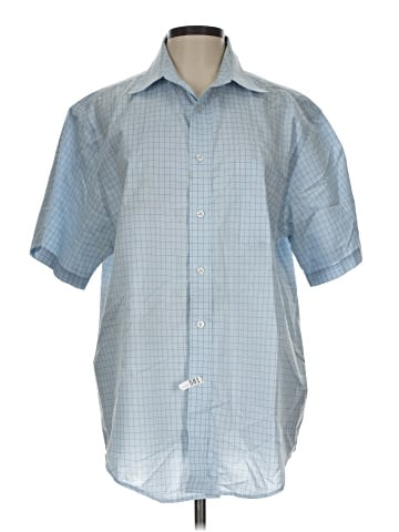 Roundtree & Yorke Short Sleeve Button-Down Shirt (view 1)