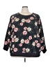Torrid Floral Black Pullover Sweater Size 4X Plus (4) - photo 1