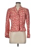 J.Crew 100% Acetate Floral Red Jacket Size 8 - photo 1