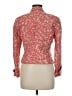 J.Crew 100% Acetate Floral Red Jacket Size 8 - photo 2