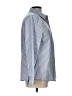 Chico's Stripes Blue Long Sleeve Button-Down Shirt Size Lg (2) - photo 4