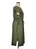 Torrid Solid Green Casual Dress Size 1X Plus (1) - photo 4