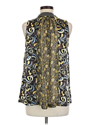 Rozae R.N. Sleeveless Silk Top (view 2)