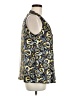 Rozae R.N. Blue Sleeveless Silk Top Size M - photo 4