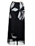 Shein 100% Polyester Graphic Black Formal Skirt Size L - photo 1