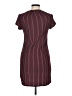 Ambar Stripes Burgundy Casual Dress Size M - photo 2