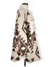 Lush Argyle Ivory Coat Size L - photo 4