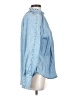 MNG Blue Long Sleeve Blouse Size 4 - photo 4