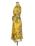 Assorted Brands Print Yellow Casual Dress Size M - photo 5