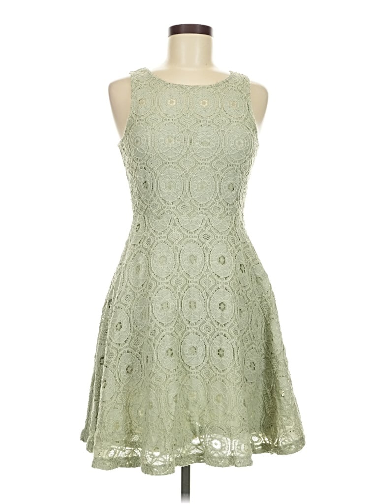 Pre-owned Altar'd State Cocktail Dress In Green