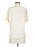 Bamboo Ivory Tan Short Sleeve Top Size S - photo 2