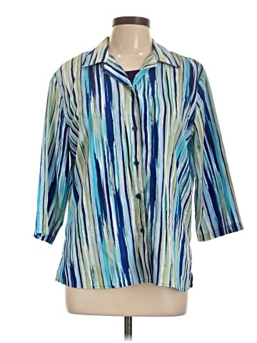 Notations 3/4 Sleeve Blouse (view 1)