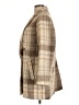H&M Plaid Tan Coat Size 10 - photo 5