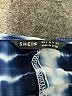 Shein 100% Polyester Blue 3/4 Sleeve Blouse Size 4 - photo 7