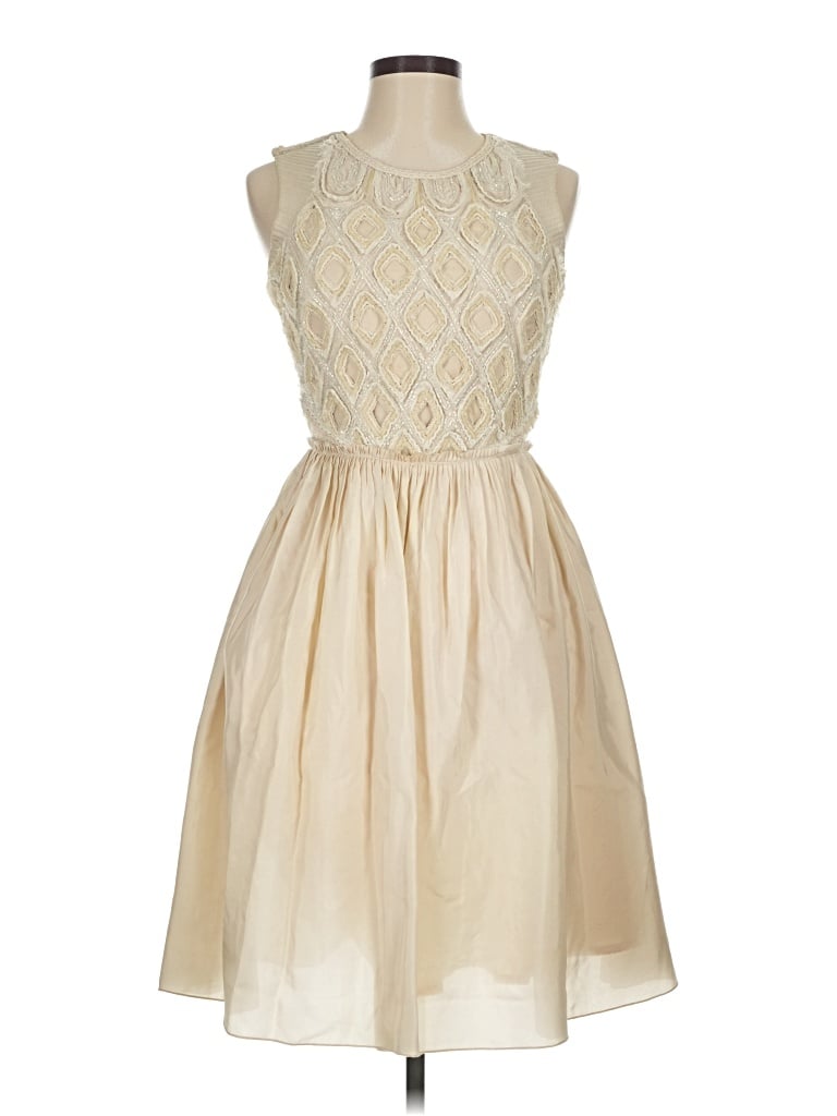 Pre-owned Moulinette Soeurs Cocktail Dress In Ivory